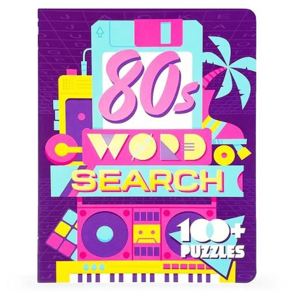 80s Word Search by Jonathan Ball Spiral Book